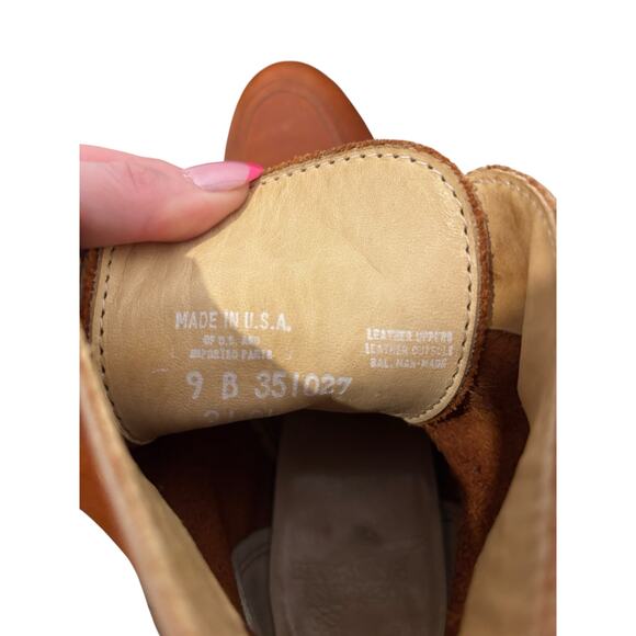 Red Wing Boots Womens 9 Clara Heeled Oro Brown Legacy Leather Moc Toe - Picture 10 of 10